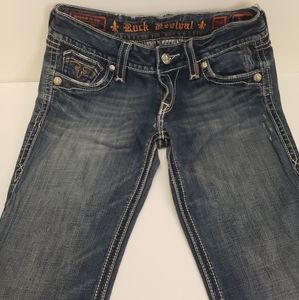 Rock Revival Debbie Boot Cut Jeans Size 28
